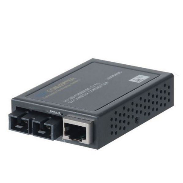 CTS Gigabit RJ45 to SC Single-Mode Fibre Media Converter. 10km. 10/100/1000Base-TX RJ45 to 1000Base -LX Single-Mode Fibre.