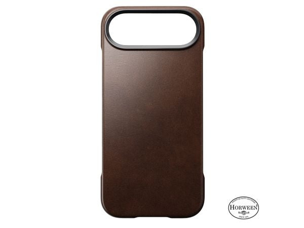 NOMAD Traditional Leather - iPhone Air - RstcBrwn Horween