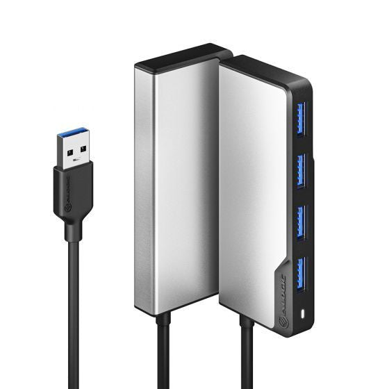 Alogic Fusion Swift Usb-A 3.2 4 Port Hub -Space Grey