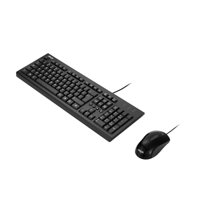 Asus U2000 Wired Keyboard+Mouse/Bk/Ui//Win11/Copilot