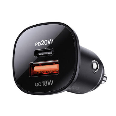 Acefast 38W Mini All-Metallic Car Charger (PD QC A+C) (B1)