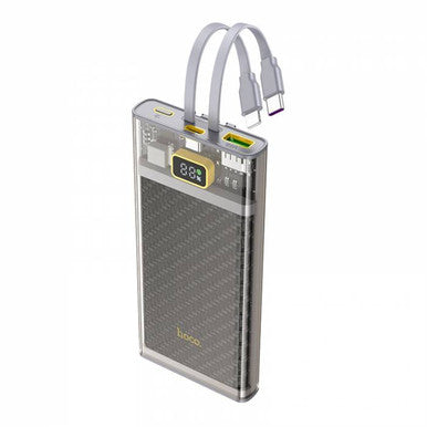 Hoco 22.5W PD+QC Power Bank w/ LED % Display, 2 Cables (10000mAh) (J104)