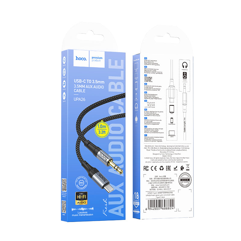 Hoco UPA26 USB-C to 3.5mm Aux Cable