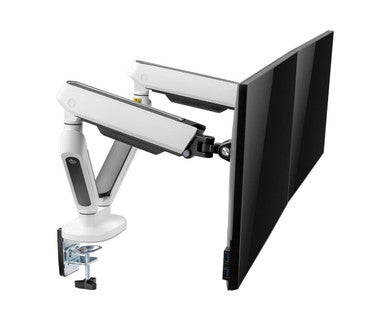 BRATECK 17"-32" Premium Gaming Dual Monitor Arms with RGB Lighting LDT54-C024U