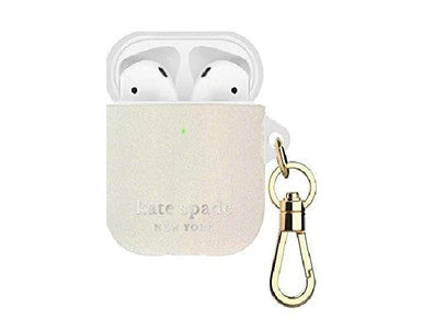 KSNY AirPod Pro Gen 1 & 2 case - White Glitter