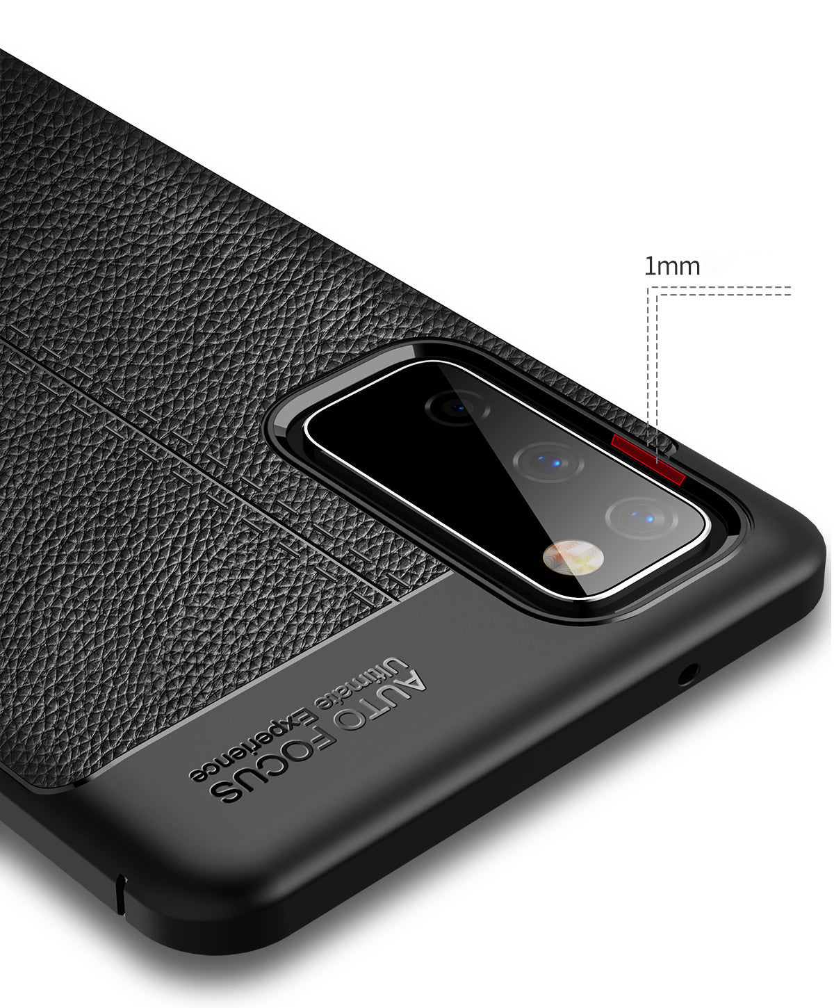 Samsung Galaxy S20 FE Leather Texture Case Black