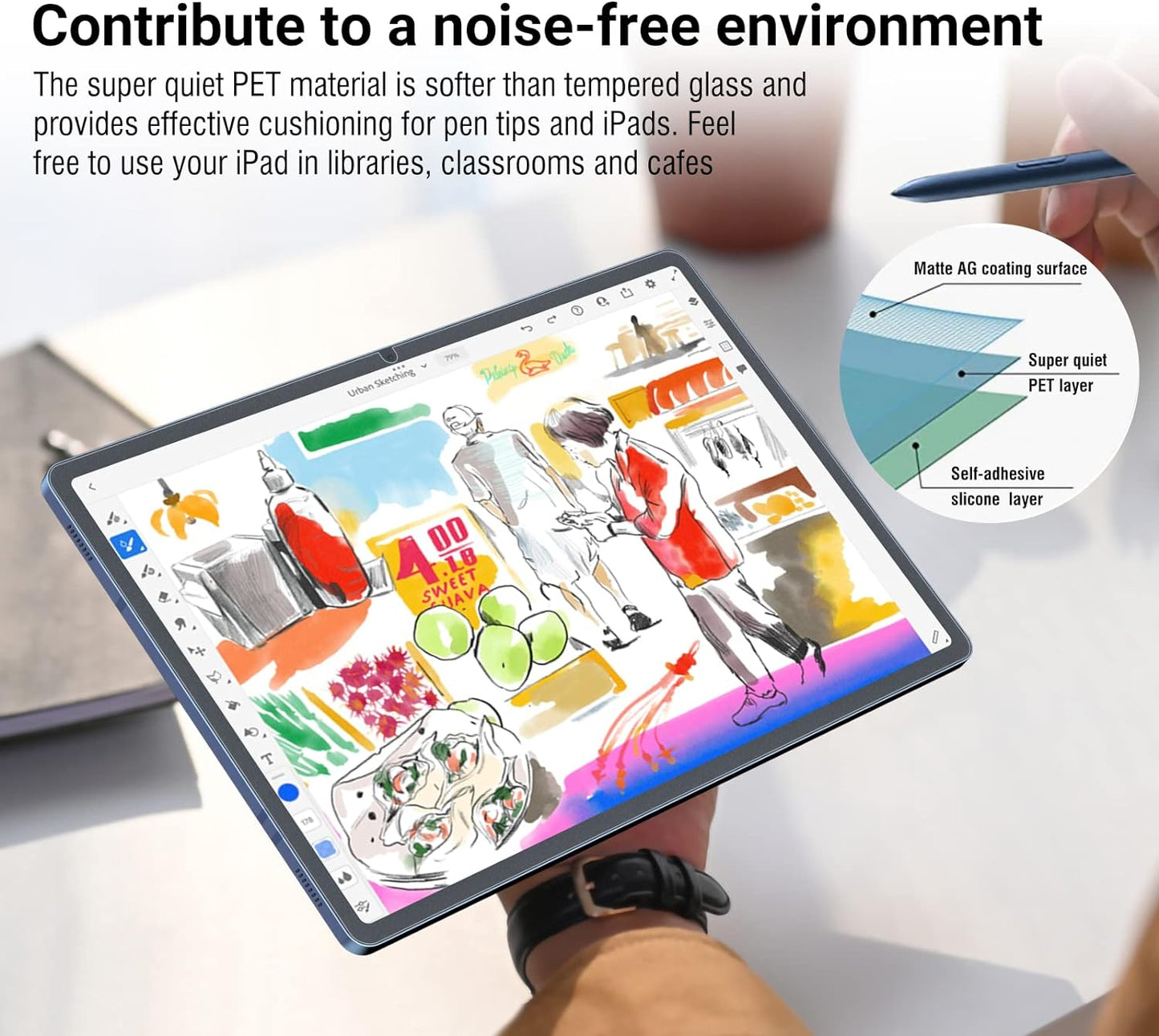 Lenovo Idea Tab Pro 12.7" Tb373 Paperfeel Screen Protector
