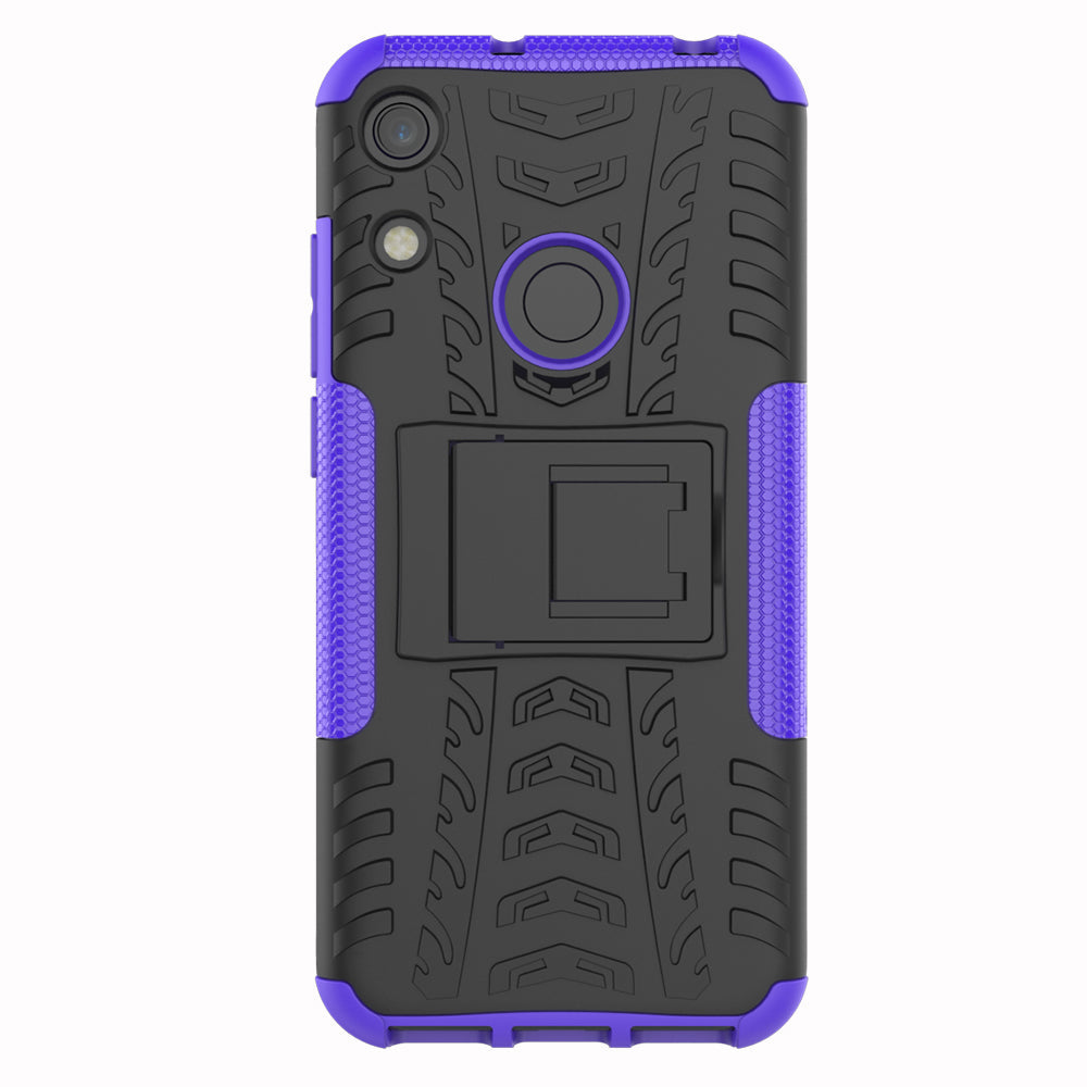 Huawei Y6 Pro 2019 Heavy Duty Case Purple
