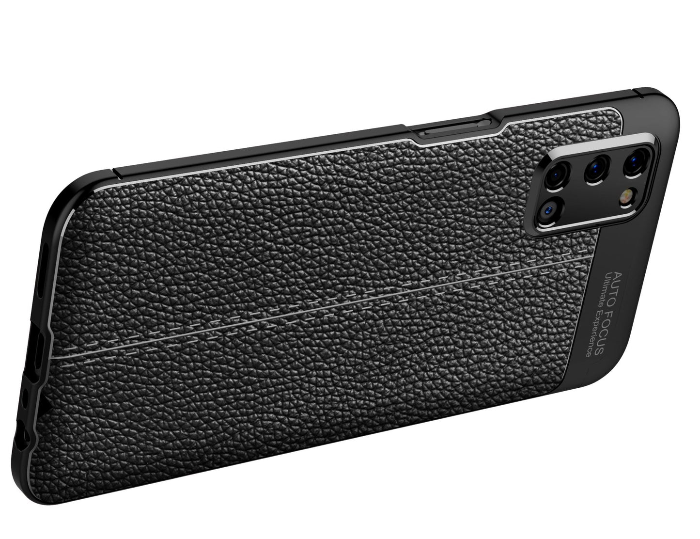 OPPO A52/A72 Leather Texture Case Black
