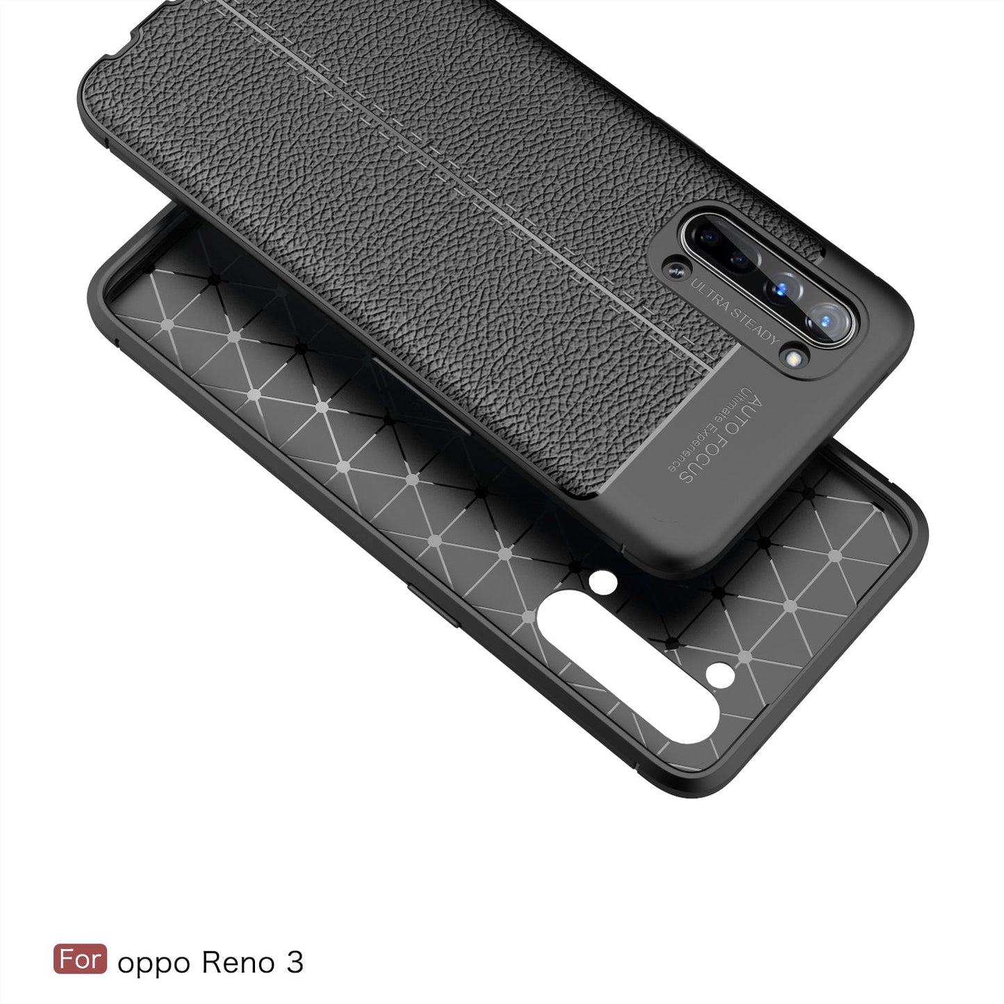 OPPO Find X2 Lite Leather Texture Case Navy