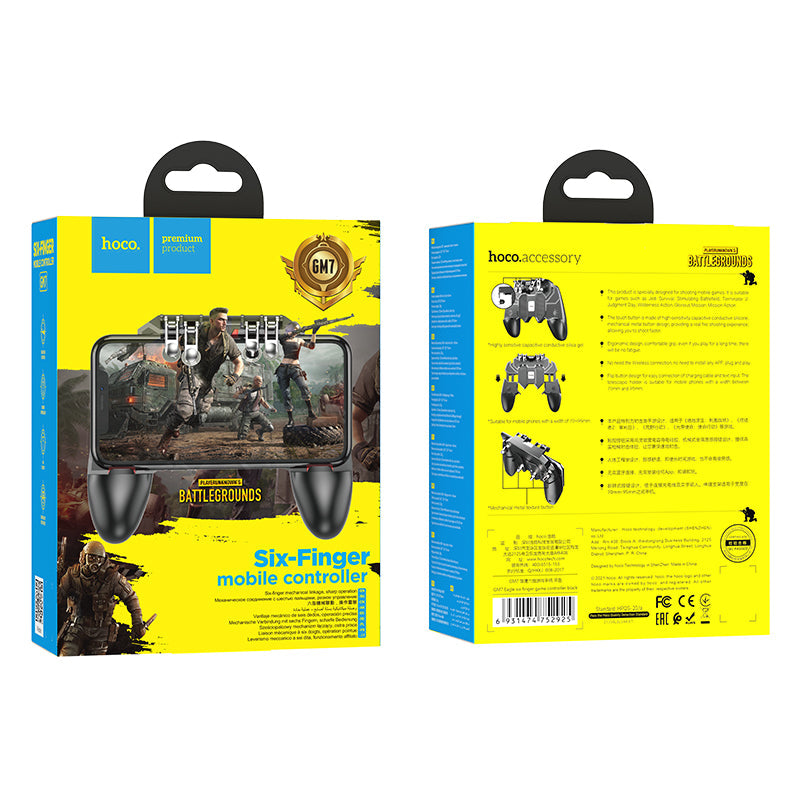 Hoco 6-Trigger Mobile Phone Gaming Controller (GM7)