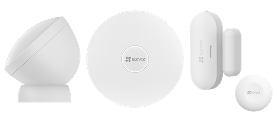 EZVIZ 4-Piece Home Sensor Kit with Instant Mobile Alerts on Detections Easy Set-Up & Control via EZVIZ App Peel-and-Stick. Easy Pairing. Smart Integration with EZVIZ Cameras. OCT MONSTER SALE SAVE UP TO 42% OFF