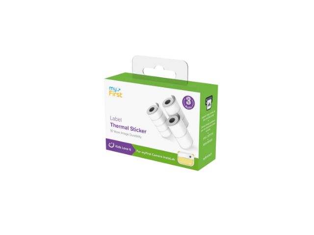myFirst Camera Insta Wi Thermal Sticker White with Strips