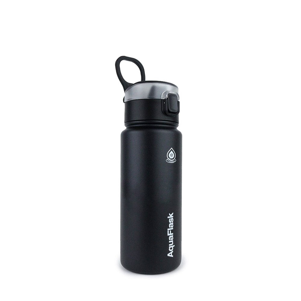 AquaFlask Sip Water Bottle - 18oz Space Black