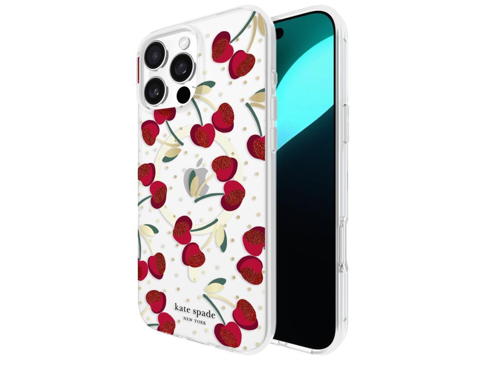 Kate Spade Protective (MS) (RC) - iPhone 16 - Cherry Dots