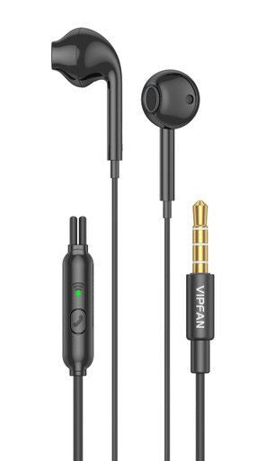 VipFan Semi In-Ear 3.5mm Earphone with Mic (M15)