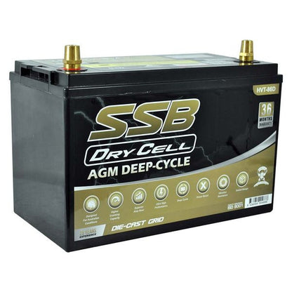 Automotive Battery Agm 12V 12Ah 1000Cca By Ssb Ultra High Performance  Dry Cell
