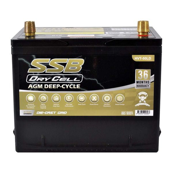 Automotive Battery Agm 12V 12Ah 600Cca By Ssb Ultra High Performance  Dry Cell