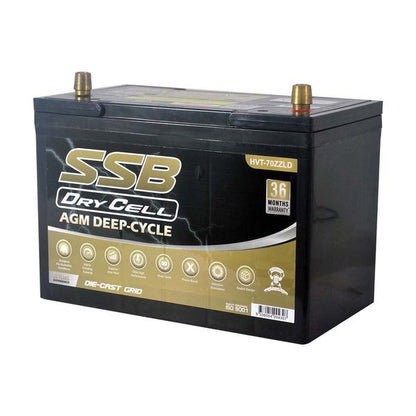 Automotive Battery Agm 12V 12Ah 780Cca By Ssb Ultra High Performance  Dry Cell