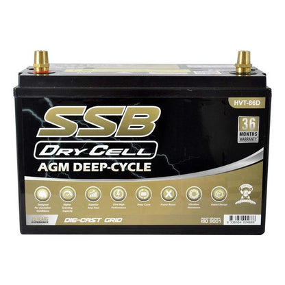 Automotive Battery Agm 12V 12Ah 1000Cca By Ssb Ultra High Performance  Dry Cell