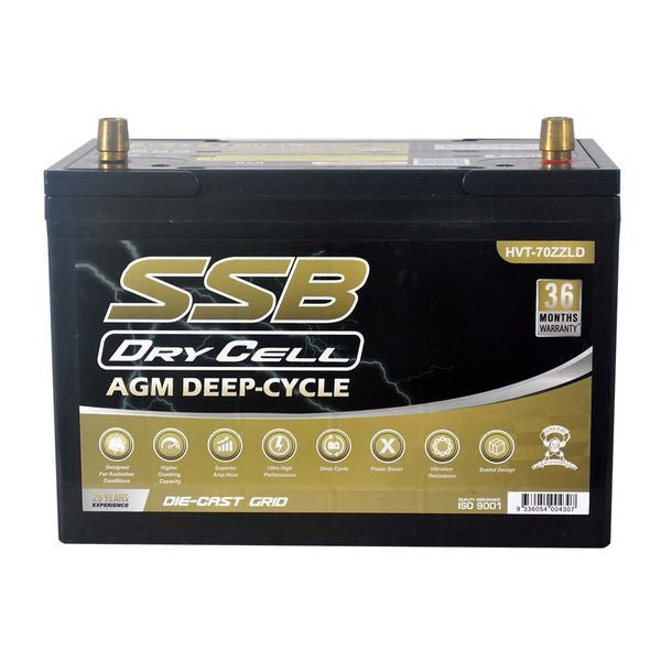 Automotive Battery Agm 12V 12Ah 780Cca By Ssb Ultra High Performance  Dry Cell
