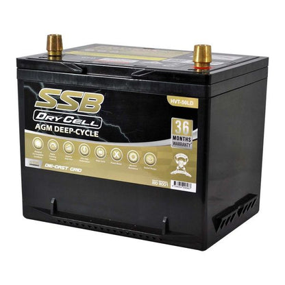 Automotive Battery Agm 12V 12Ah 600Cca By Ssb Ultra High Performance  Dry Cell