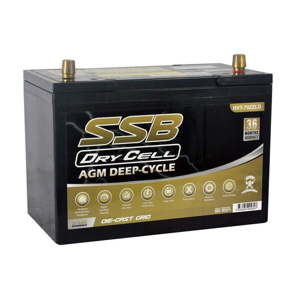 Automotive Battery Agm 12V 12Ah 780Cca By Ssb Ultra High Performance  Dry Cell