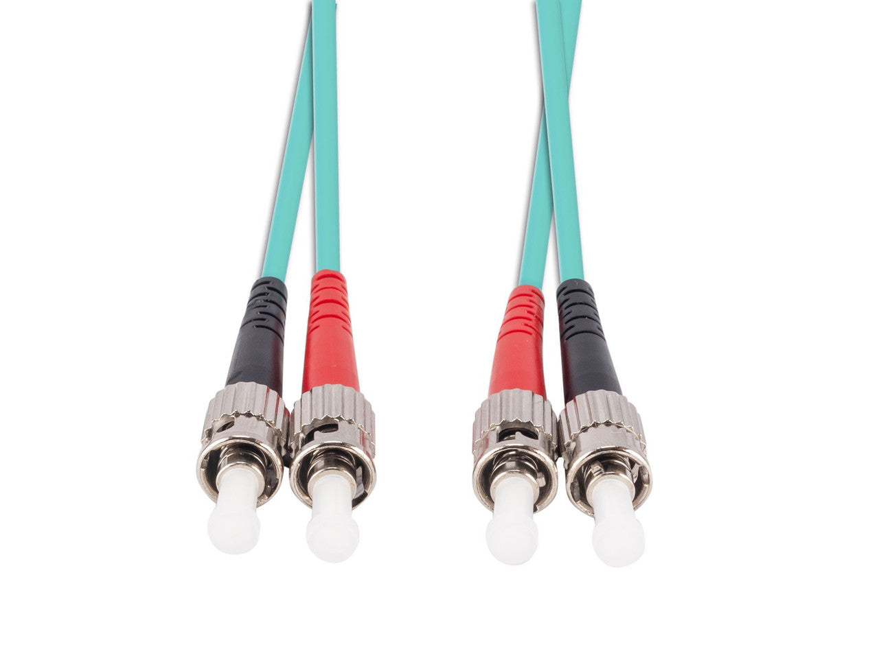 DYNAMIX 3M 50u ST/ST OM3 Fibre Lead (Duplex - Multimode) Aqua LSZH Jacket