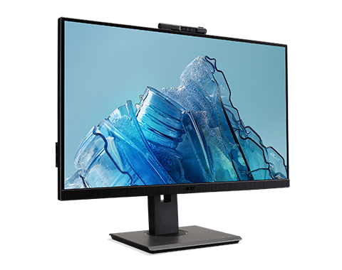 Acer B277D 27" Fhd 16:9 4Ms 75Hz Ips Vga Hdmi Dp 4Xusb Spkrs Hgt-Adj Webcam Monitor