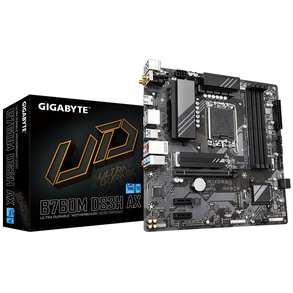 Gigabyte B760M Ds3H Ax Ddr5 Matx Motherboard