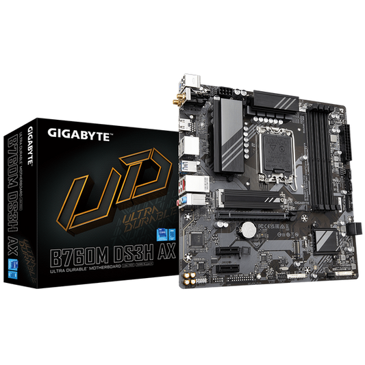 Gigabyte B760M Ds3H Ax Ddr5 Matx Motherboard