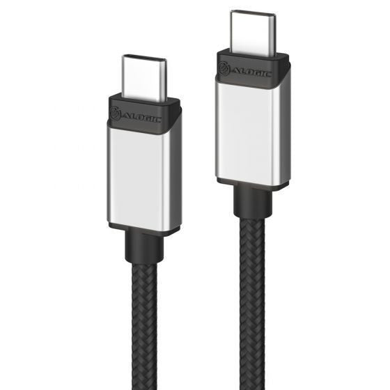 Alogic Ultra Fast + Usb 2.0 Usb-C To Usb-C Cable 1M - 5A/ 480Mbps - Space Grey