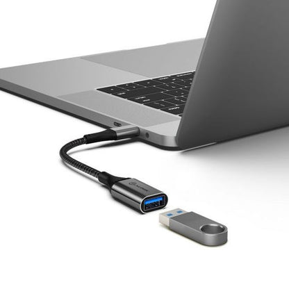 Alogic 15Cm Super Ultra Usb-C To Usb-A Adapter - Space Grey