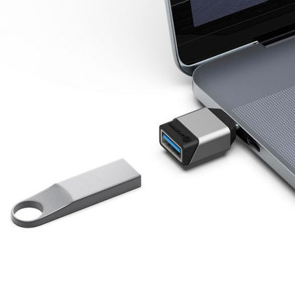 Alogic Ultra Mini Usb-C To Usb-A Adapter - Space Grey / Silver