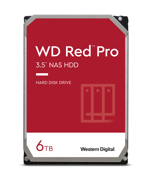 Wd Red Pro 6Tb Nas Hdd 3.5" Sata 256Mb Cache 7200Rpm 5Yrs Wty
