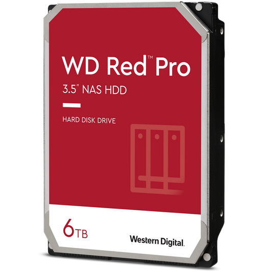 Wd Red Pro 6Tb Nas Hdd 3.5" Sata 256Mb Cache 7200Rpm 5Yrs Wty