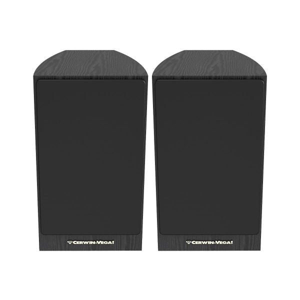 Cerwin Vega La Series Home Audio 6.5" 2-Way Bookshelf Speaker Black 150W Max Pair