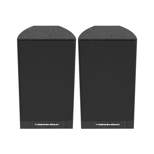 Cerwin Vega La Series Home Audio 6.5" 2-Way Bookshelf Speaker Black 150W Max Pair