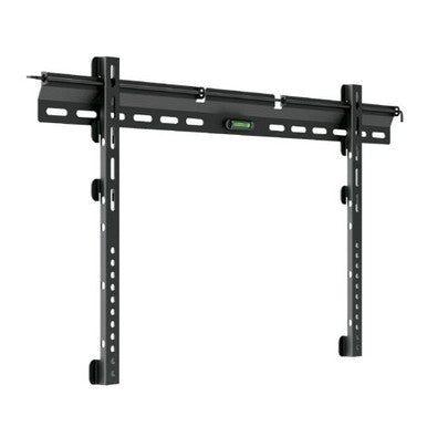 BRATECK 37"-70" Ultra-Slim Fixed Wall Bracket. Max Load: 65kg. VESA Support up to 800x400. Built-in Bubble Level. Curved Display Compatible. Colour: Black. LCD-PLB41E