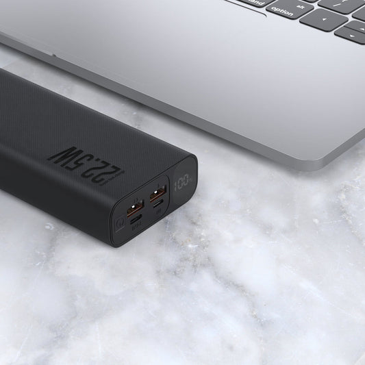 VIPFAN 22.5W PD+QC Power Bank w/ LED Display (20000mAh) (F07)