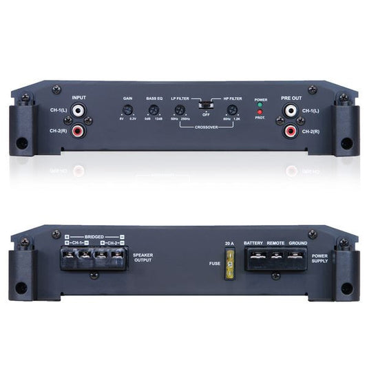 Alpine Bbx Series Amp 2-Ch Class A/B 50W Rms X 2 @ 4Ohm / 70W Rms X 2 @ 2Ohm