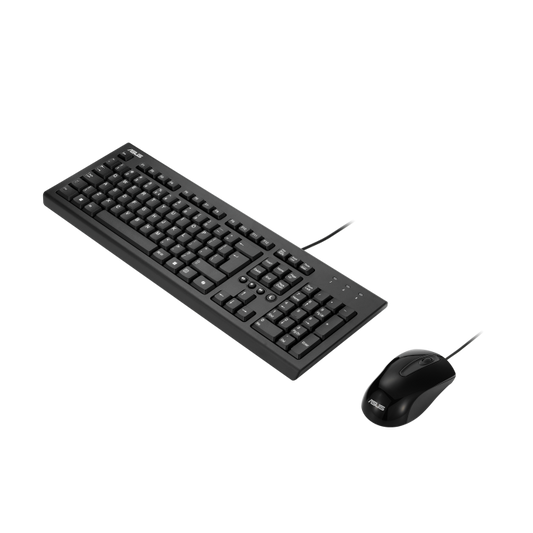 Asus U2000 Wired Keyboard+Mouse/Bk/Ui//Win11/Copilot