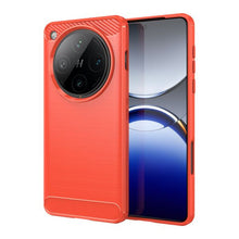 Vibrant orange phone case designed for sleek protection and style, featuring a distinct circular camera cutout.