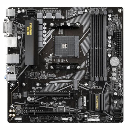 Gigabyte B550M Ds3H Micro Atx Form Factor Amd Socket Am4 4 X DDR4 Dimm 2 X M.2 Lan Hd Audio Motherboard