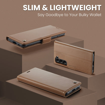 Samsung Galaxy S22 Pu Wallet Case [Brown]