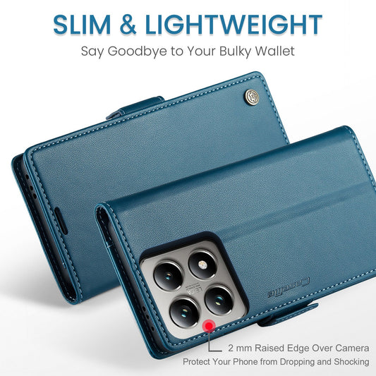 Xiaomi 14T Pro Pu Wallet Case [Navy]