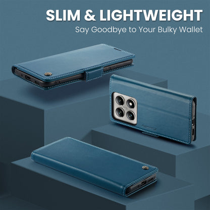 Xiaomi 14T Pro Pu Wallet Case [Navy]