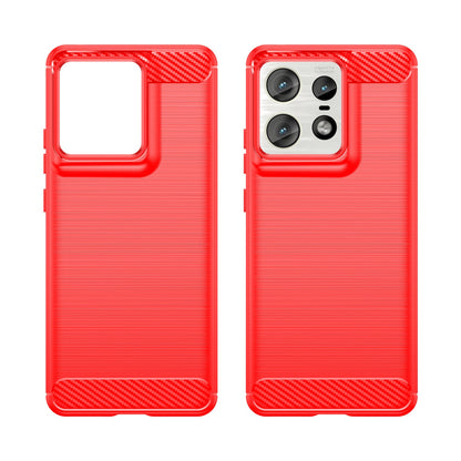 Moto Edge 50 Pro Carbon Fibre Case [Red]