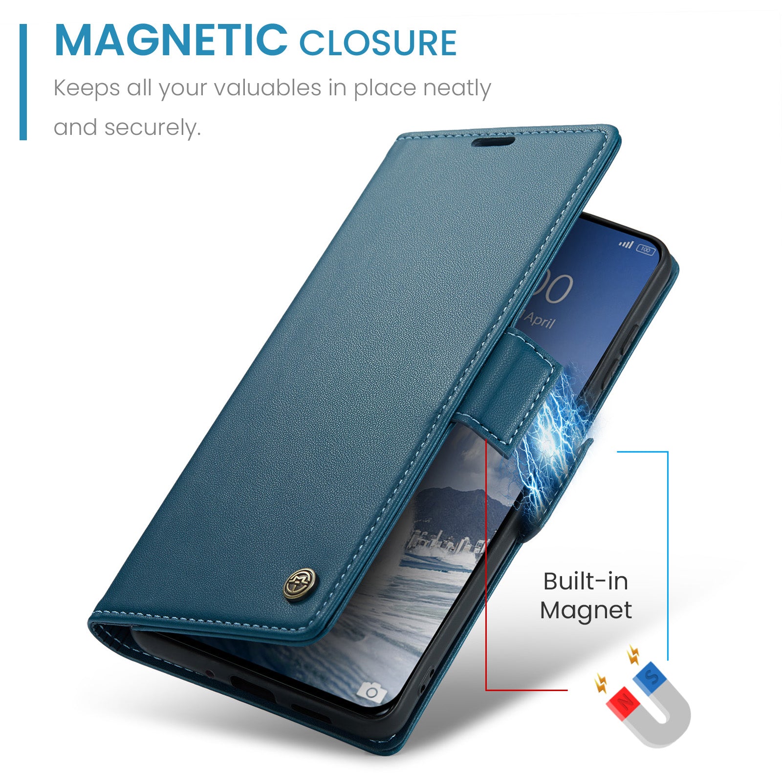 Xiaomi 14T Pu Wallet Case [Navy]
