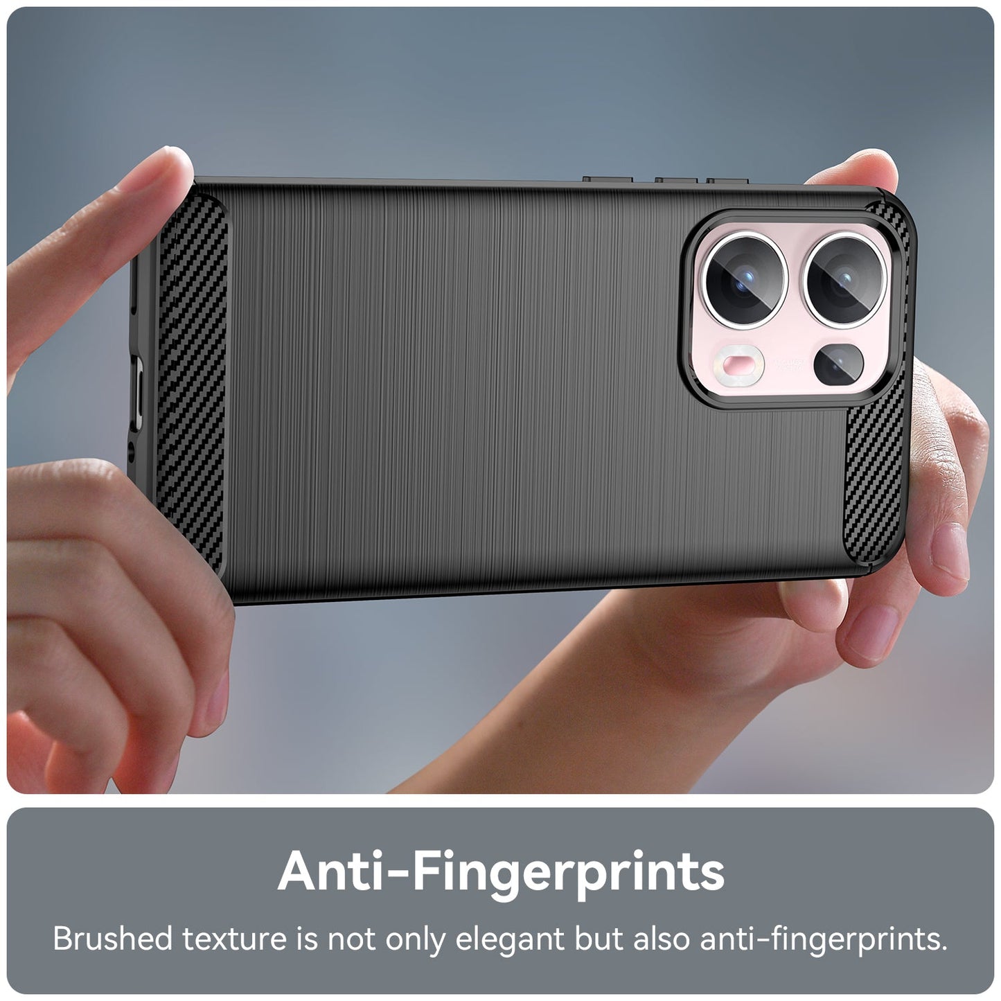 Oppo Reno 13 Pro 5G Carbon Fibre Case [Black]